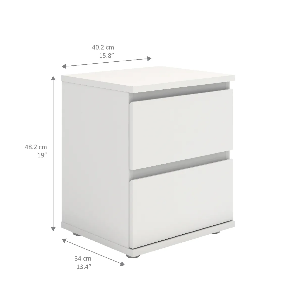 Alter Table de Chevet - Blanche