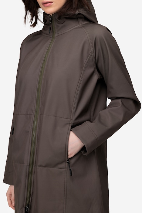 Softshell-Jacke, 3fach Funktion, Kapuze, Langarm