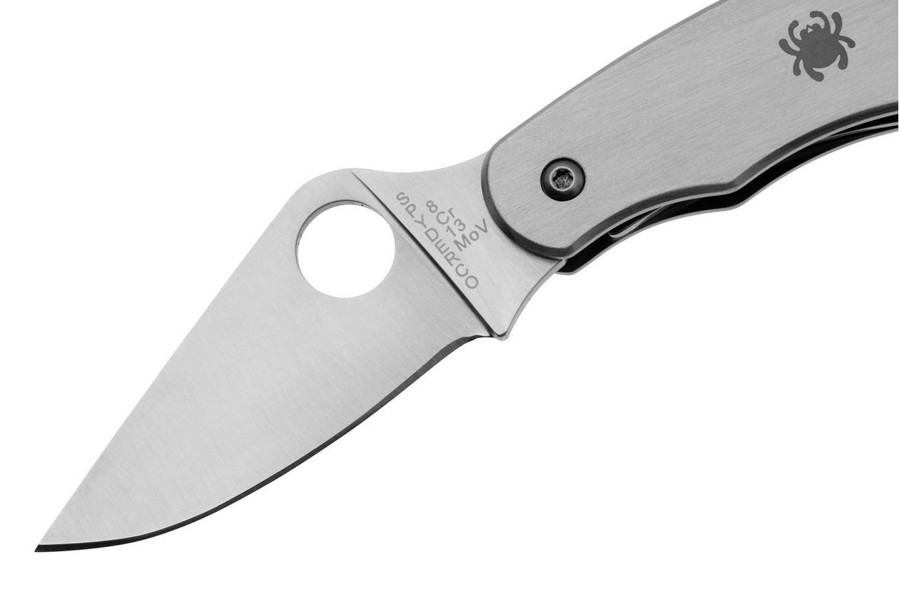 Spyderco Clipitool Plain/Serrated C176P-S Stainless Steel, zakmes