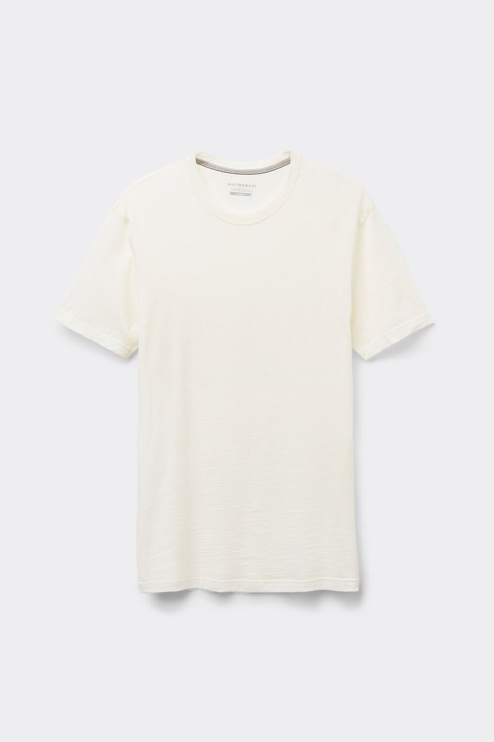 Camiseta de manga curta em lã merino elástica