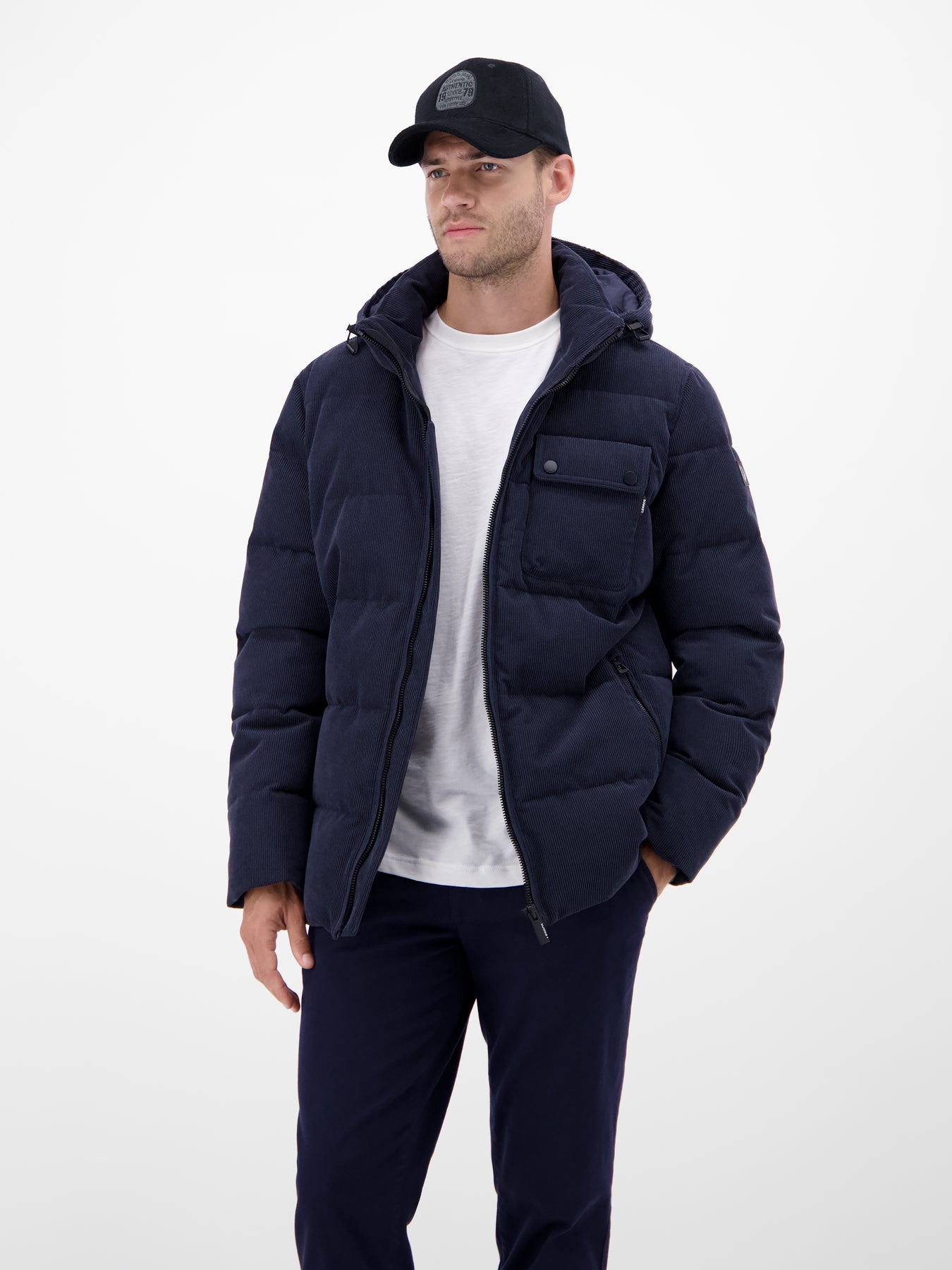 Herren Basecap, unifarben