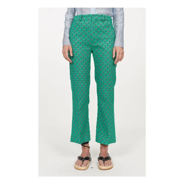 Rodebjer Pantalon Droit Miso  | Vert Menthe