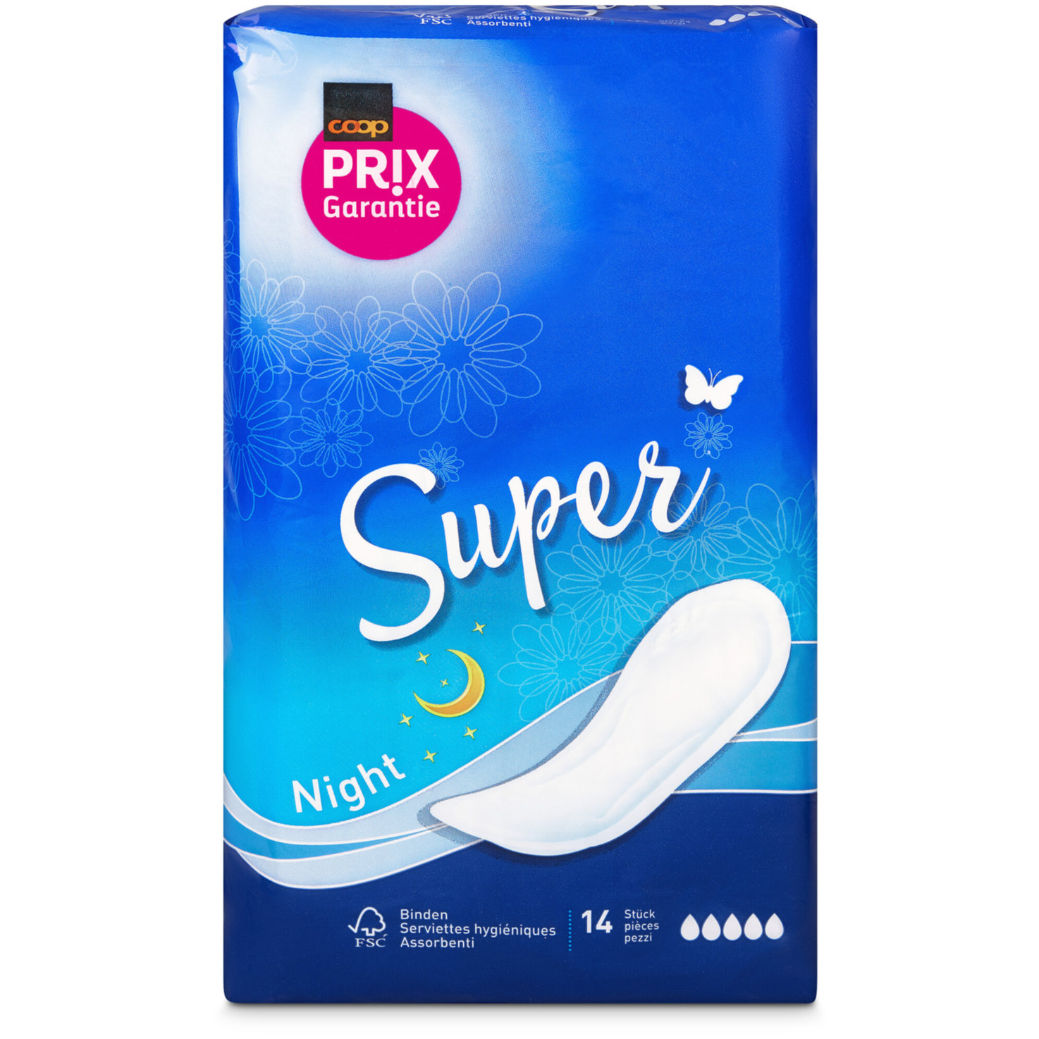 Prix Garantie Binden Super 14 Stück