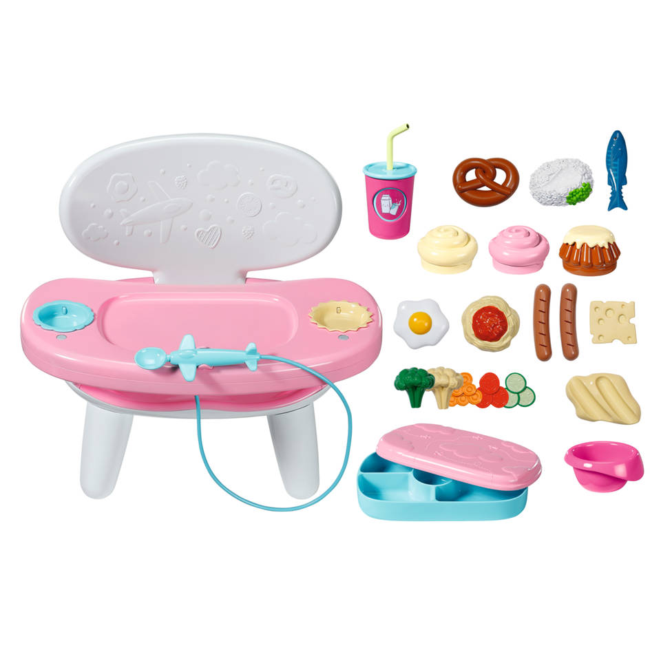 BABY born kinderstoel met lunch