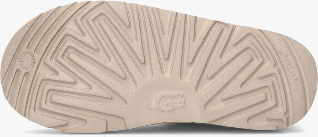 UGG beige ugg vachtlaarzen classic ultra mini kids