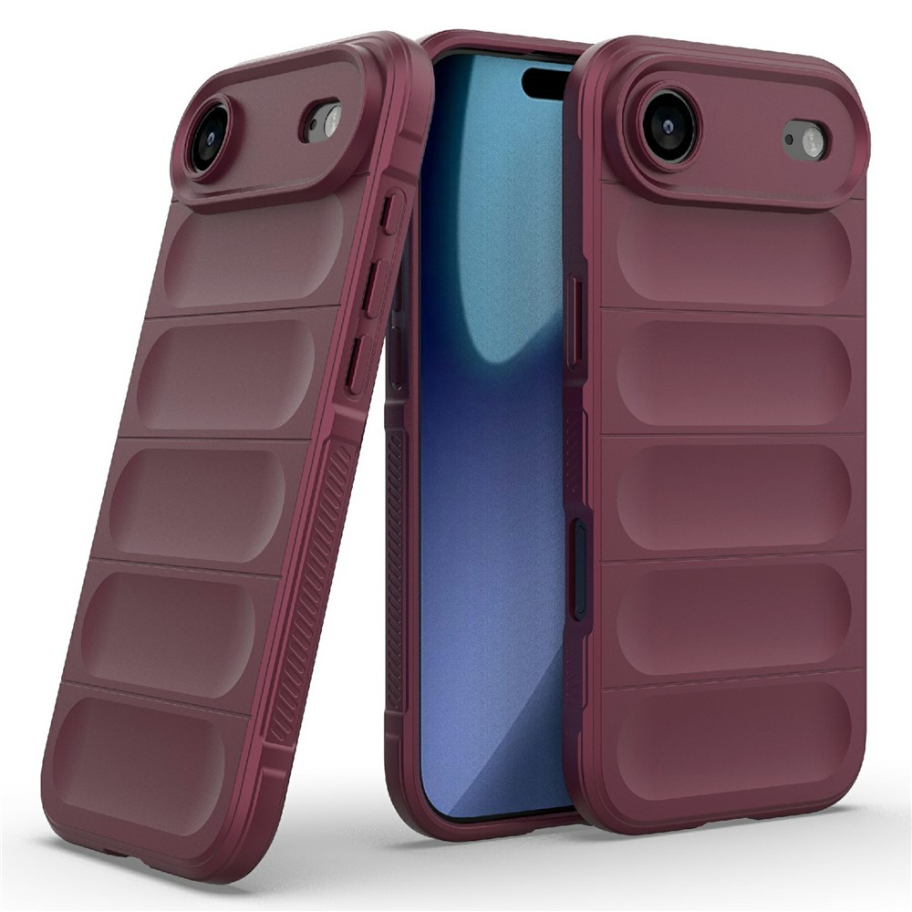 iPhone Air Outdoor Gummi Schutzhülle Anti-Drop - Dunkelrot