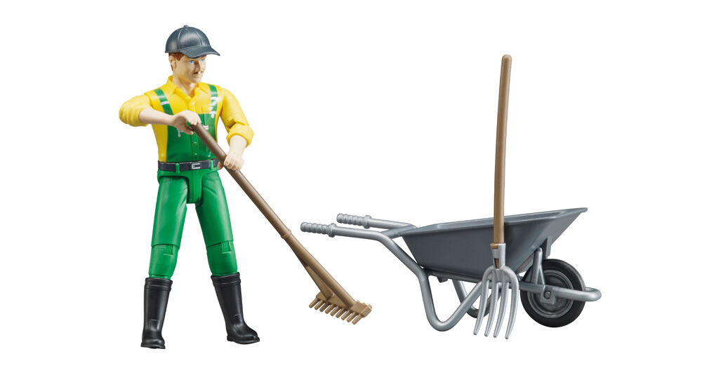 Bruder Boer met accessoires 1:16 - Accessoires