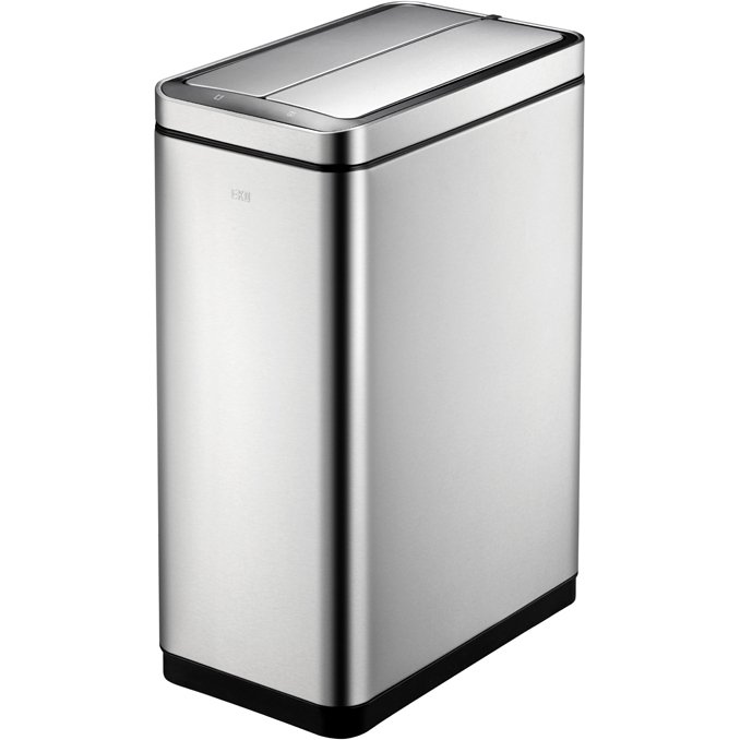 Poubelle à capteur Deluxe Phantom Eko, inox mat