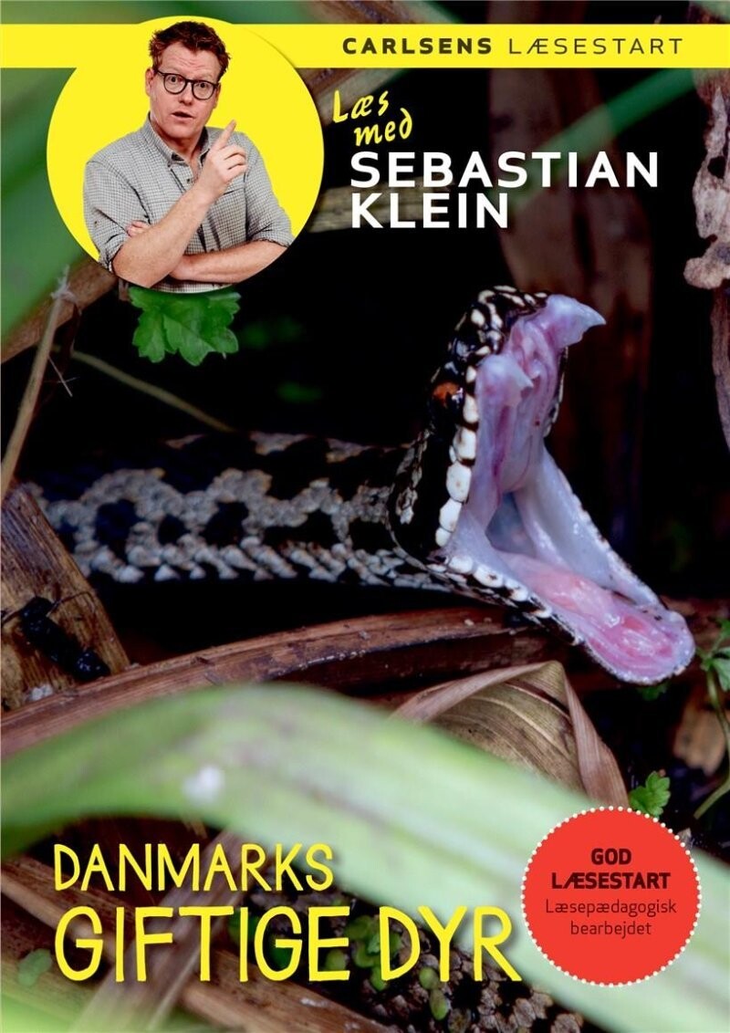 Læs Med Sebastian Klein: Danmarks Giftige Dyr - Sebastian Klein - Bog