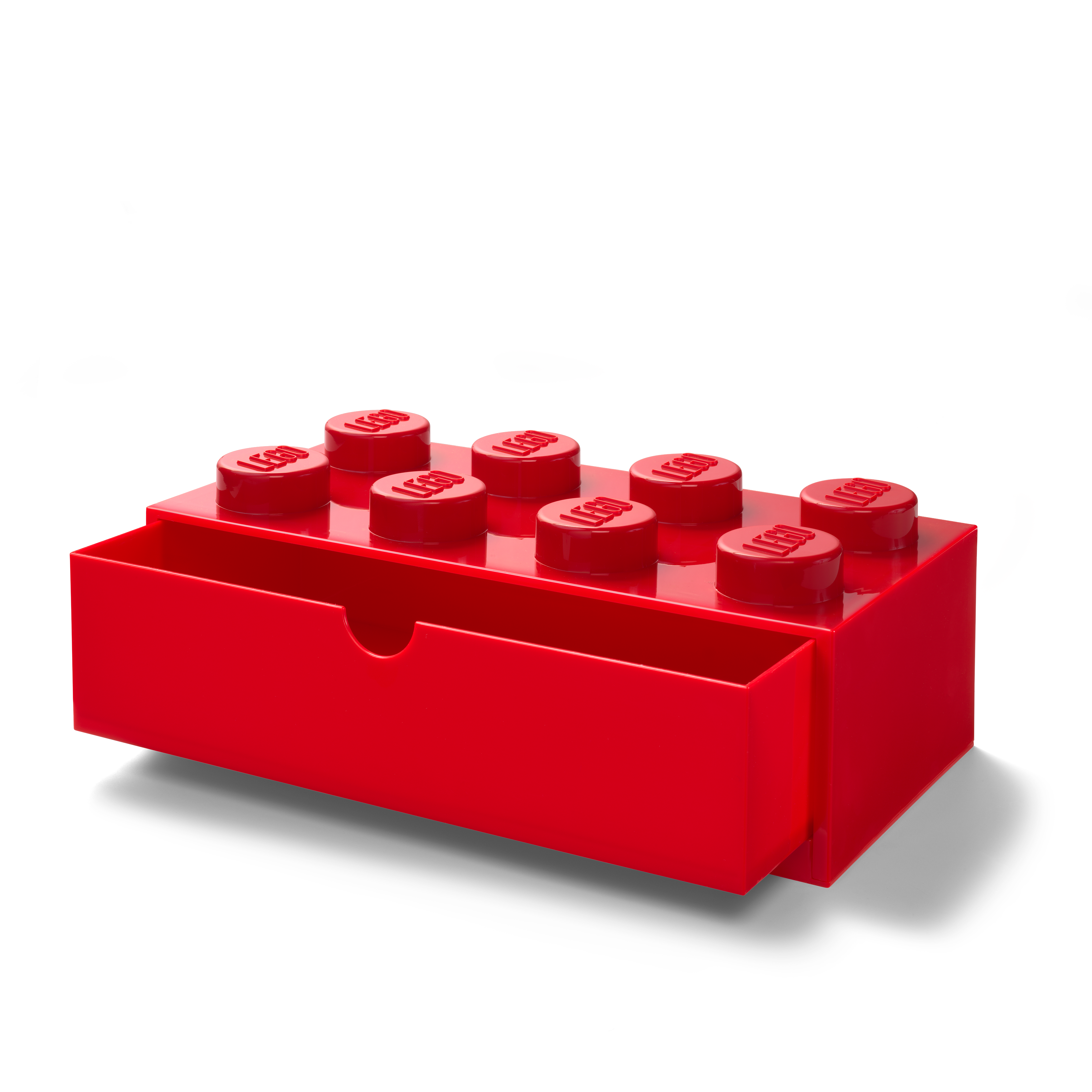 Bloco de tijolos de 8 pinos com gaveta – vermelho 5006142