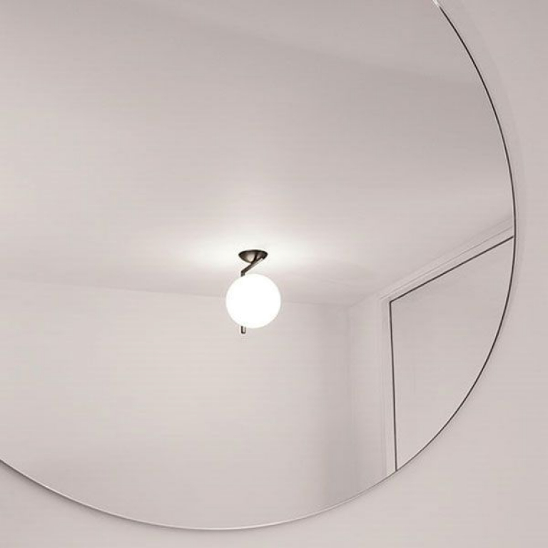 Flos IC Lights C/W2 wandlamp chroom