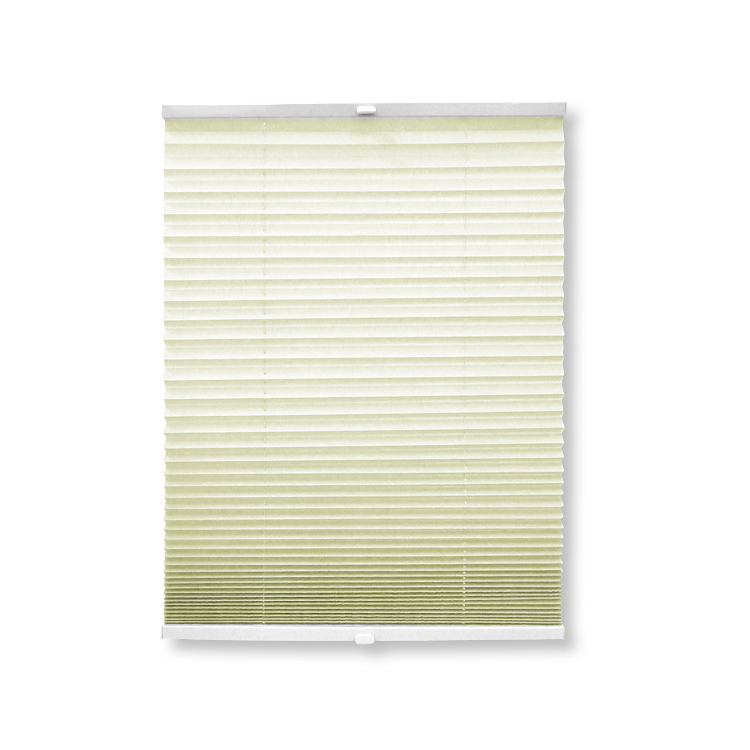 Plissee-Faltstore - natur - Crash Optik - 40x130 cm