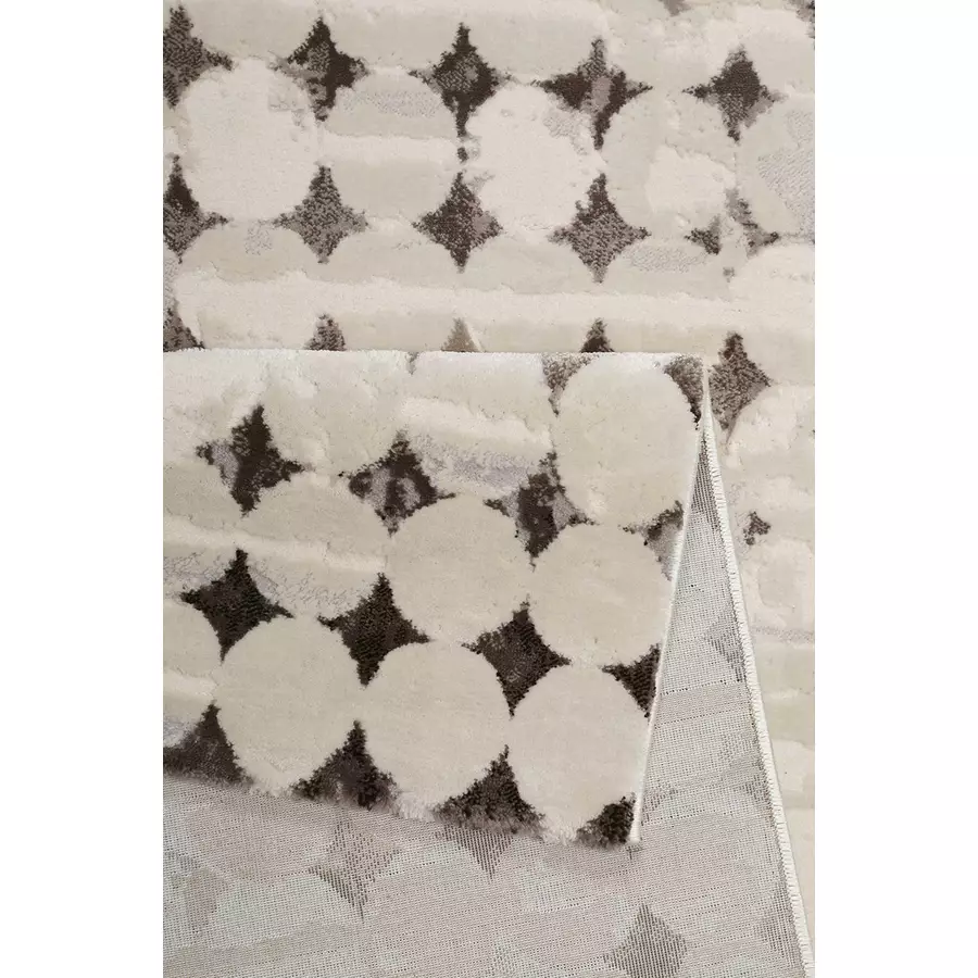 Esprit Kurzflorteppich Velvet spots braun
