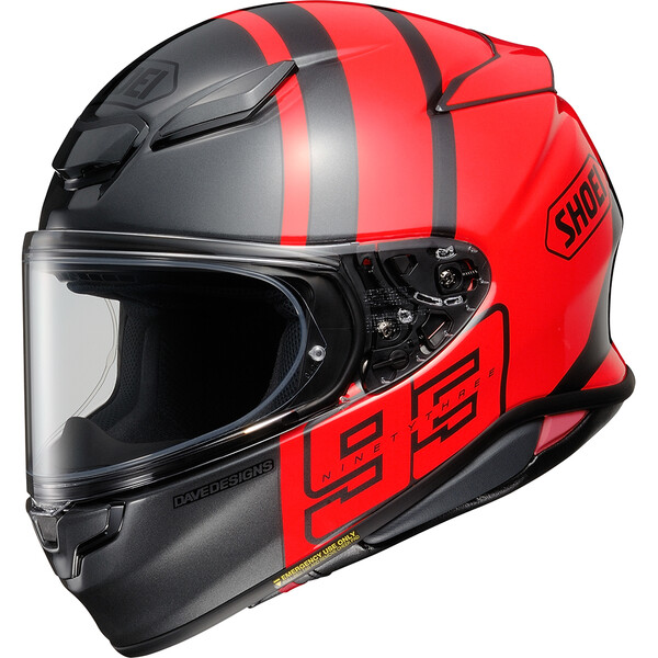 Shoei - Casque NXR2 MM93 Track TC-1 / Rouge / Gris