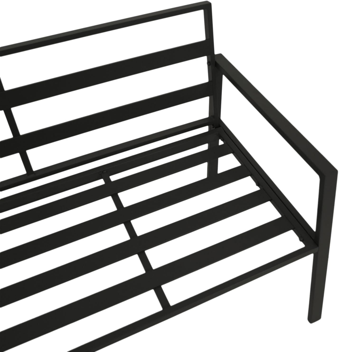 DEGAMO Loungeset Gartenset Vancouver 4-teilig, Aluminium anthrazit, Polster grau, wetterfest, Outdoor