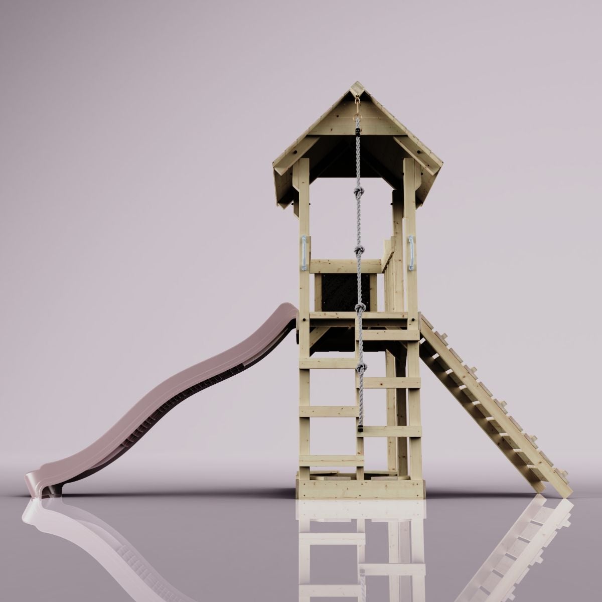 PolarPlay Tromso houten speeltoren in roze