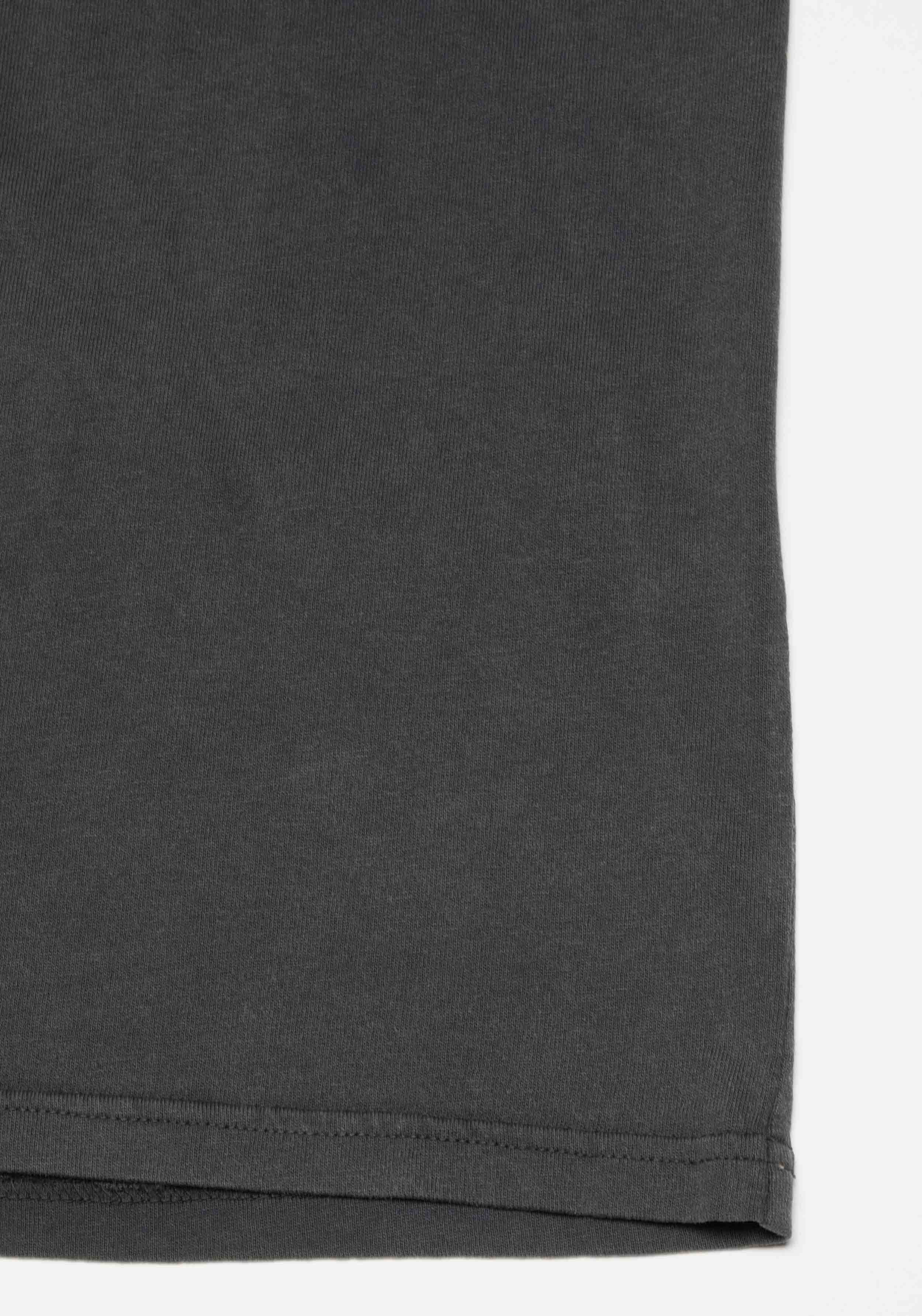 Nudie Jeans T-Shirt Koffe Sunburns Antracite