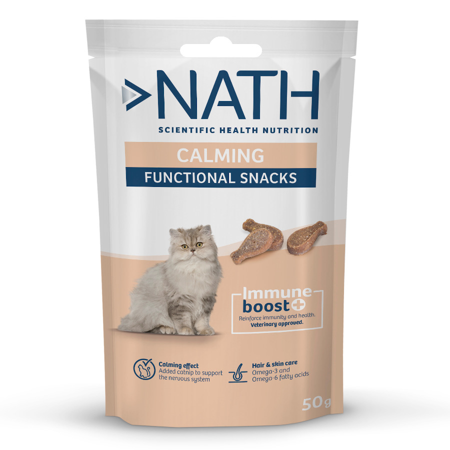 Petiscos calmantes Nath para gatos