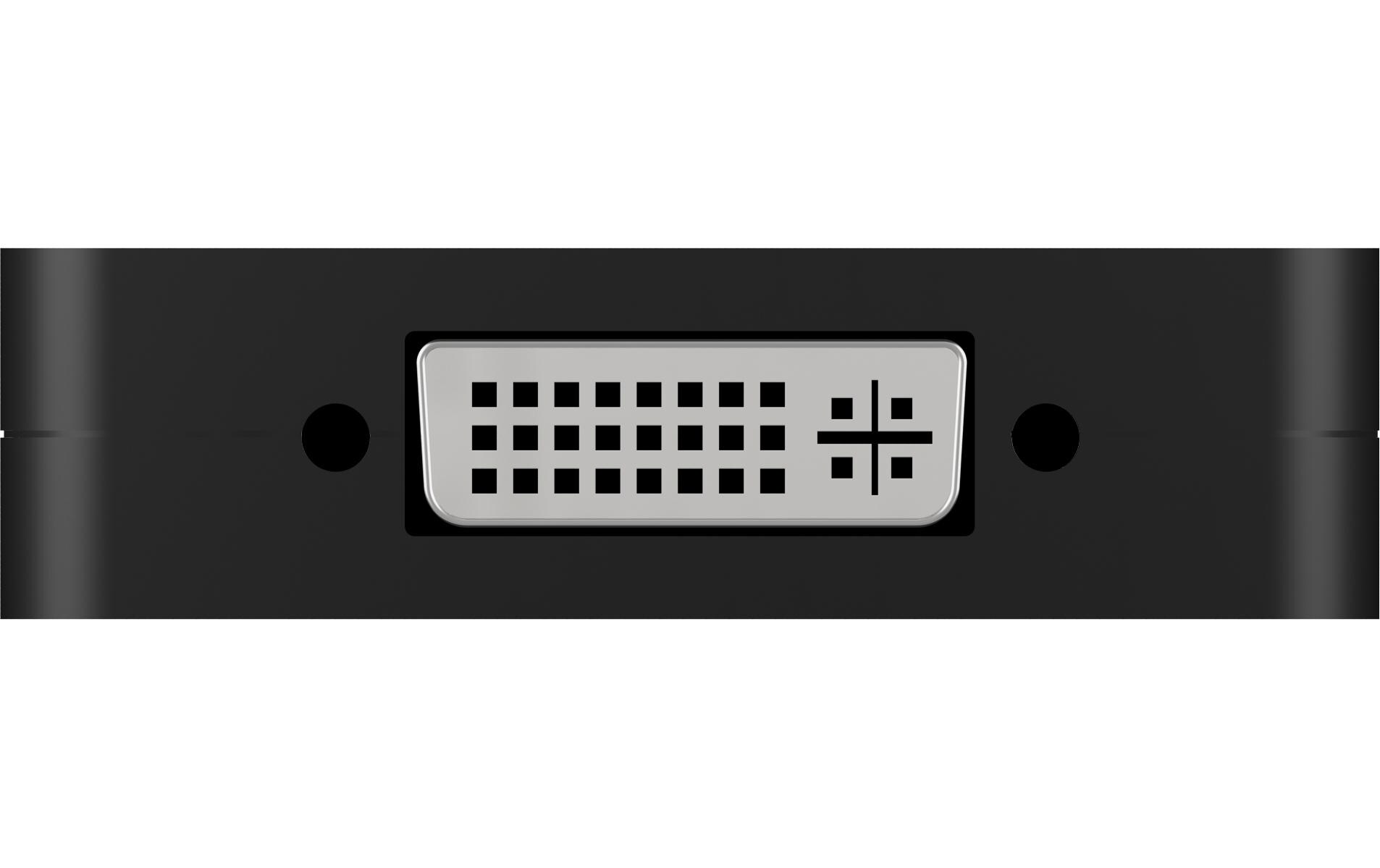 Adapter IB-DK1104-C USB Type-C - DisplayPort/DVI-D/HDMI/VGAVier in einem USB-C-Videoadapter