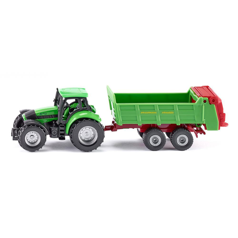Siku 1673 Tractor met Strooier 1:64