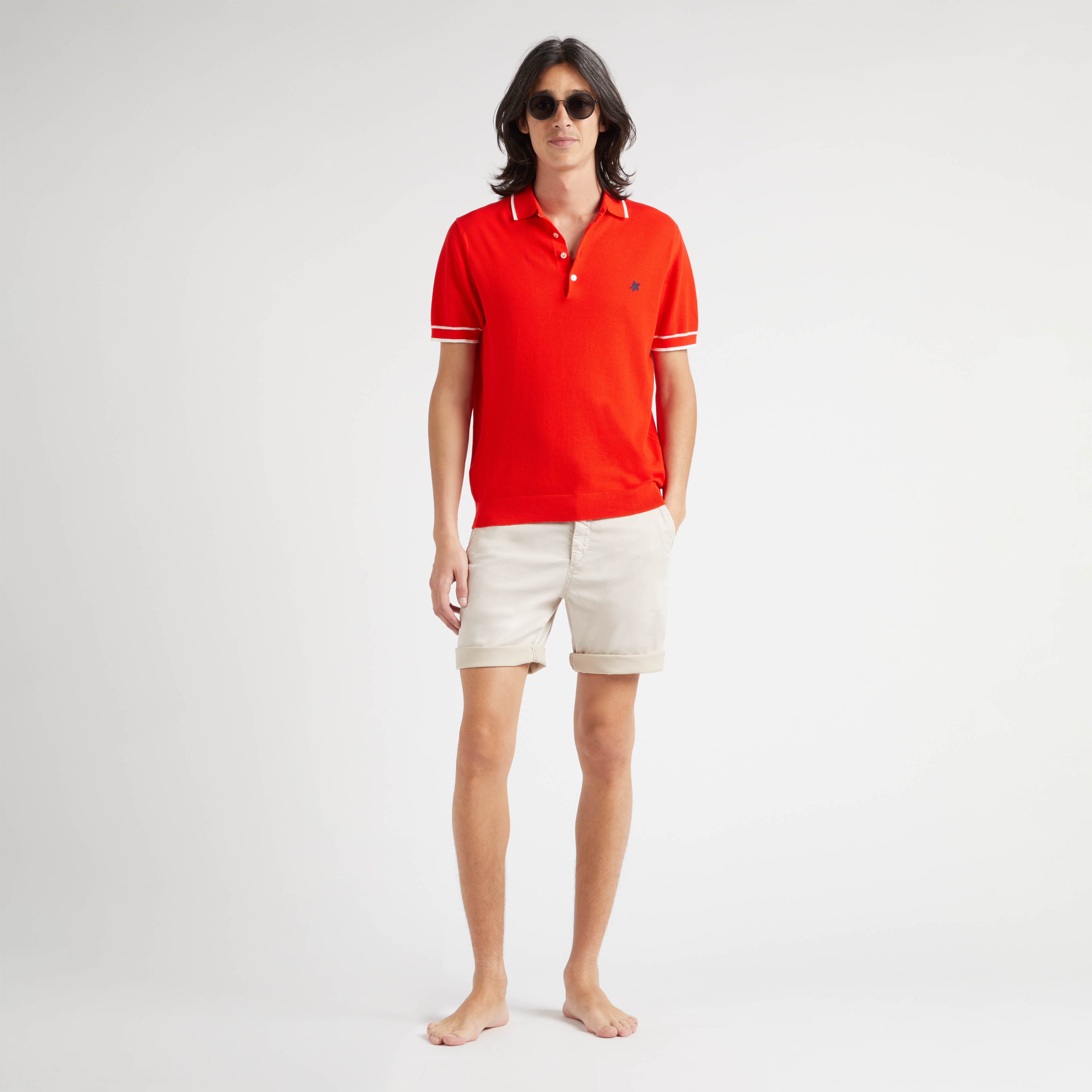 Bermuda en Tencel Homme Uni | Short Homme Vilebrequin