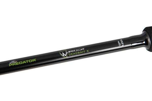 Canne à pêche à appât mort Fox Rage Warrior Deadbait 12ft
