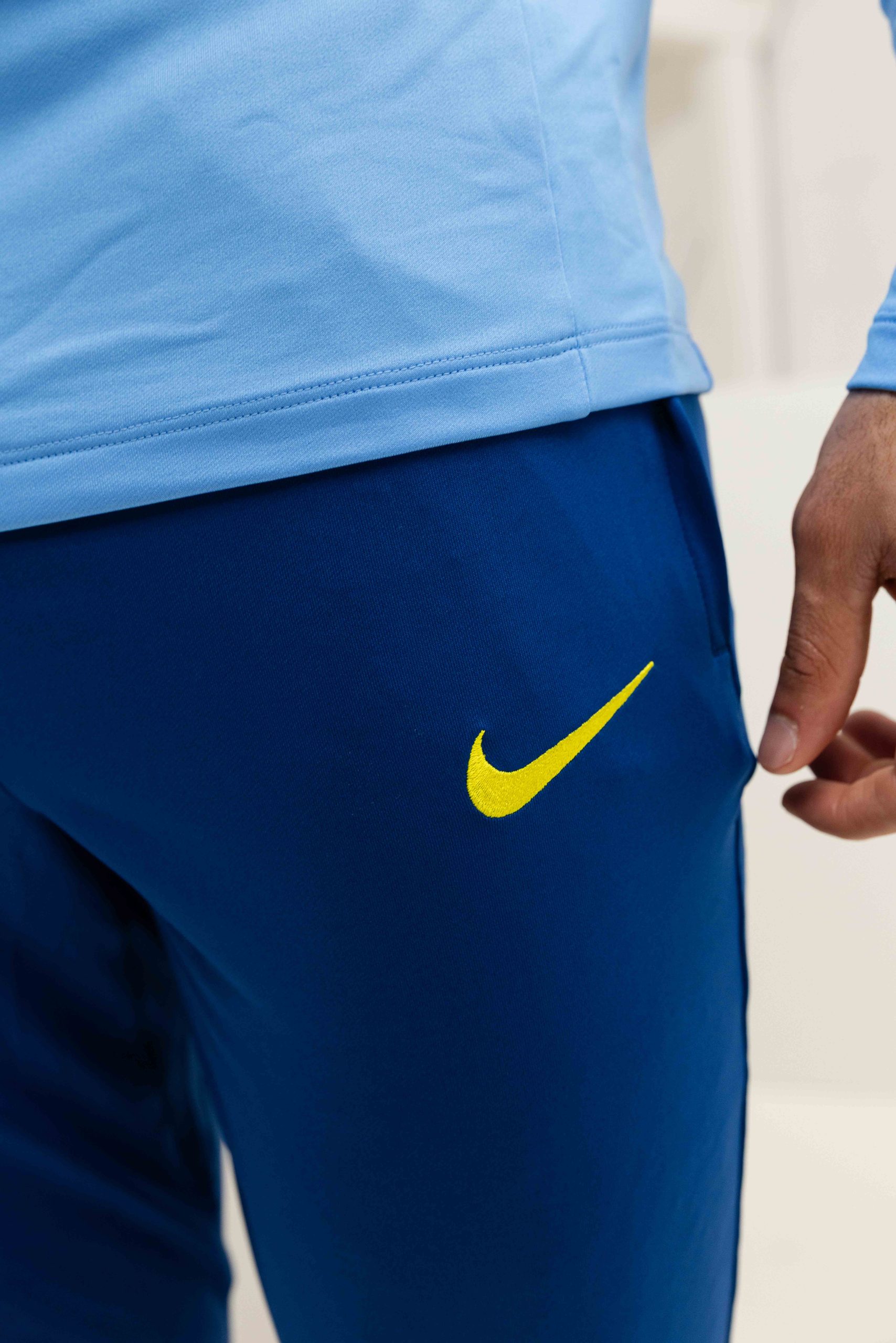 FC Barcelona Strike Trainingspak 1/4 Zip 2025/2026 Heren Blauw/Geel