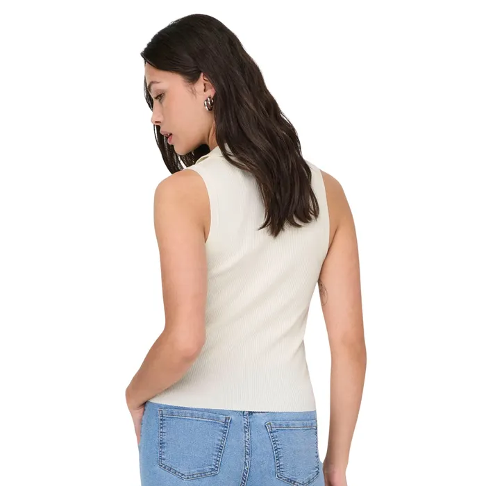 JDY Nanna SL Collar Knit Tanktop Dames