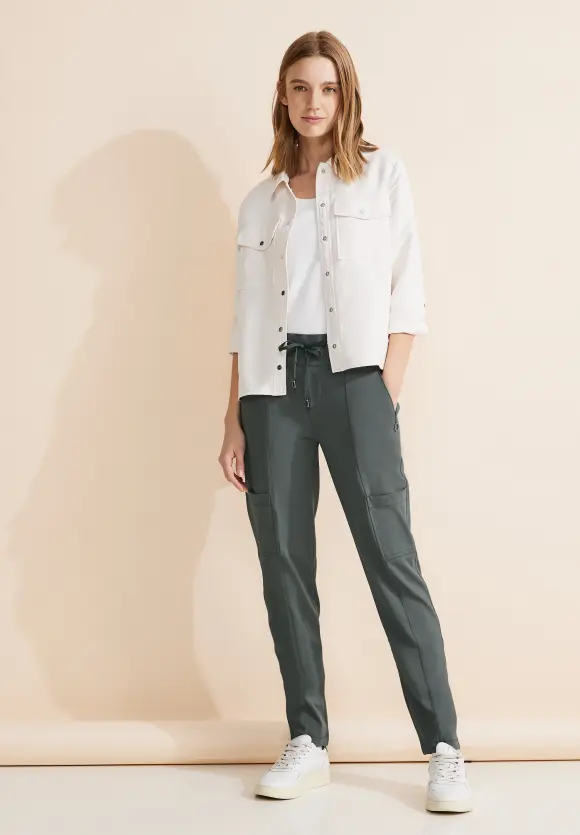 Loose Fit Hose - marshy green