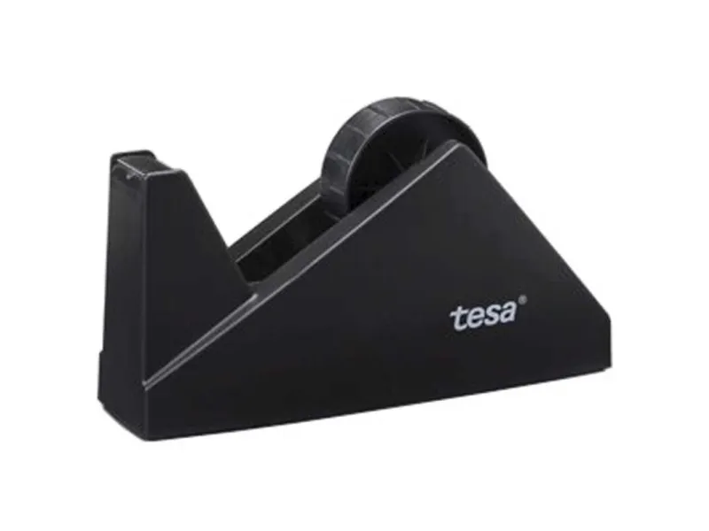 Tapedispenser sort bordmodel tesa Easy Cut max. 25mm x 66m tape