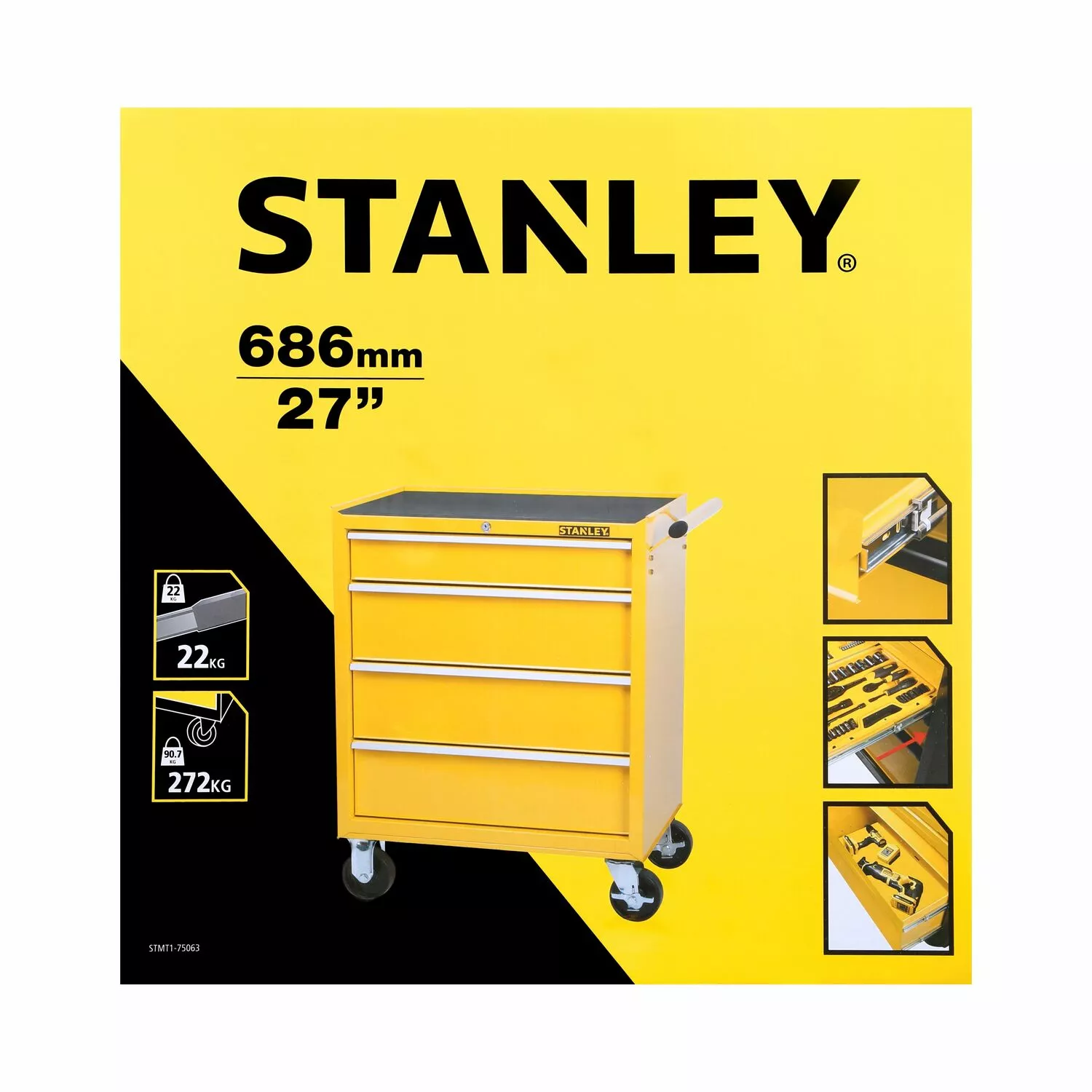 Stanley STMT1-75063 Stanley Gereedschapskar 635mm