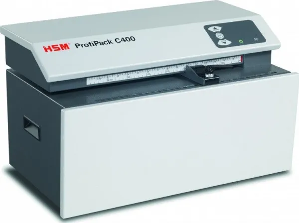 HSM ProfiPack C400 - Papomformer - 415 mm bredde - lysegrå, jerngrå