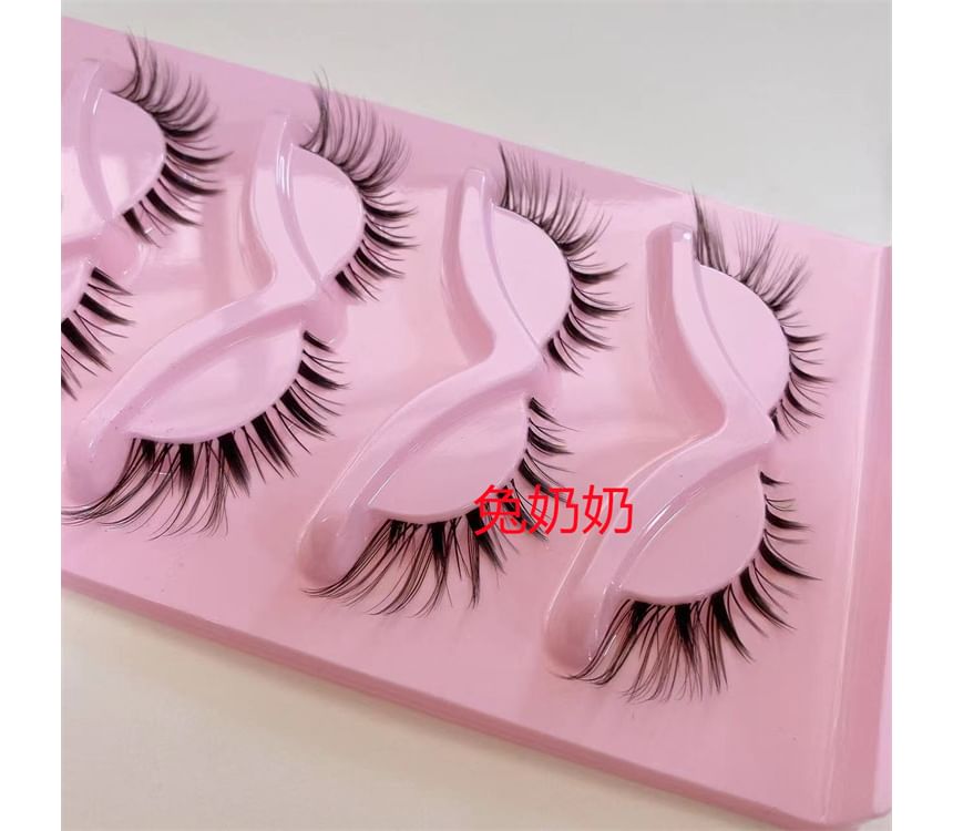 Mogugu - Set van 5 paar: Fox Eye Spiky valse wimpers