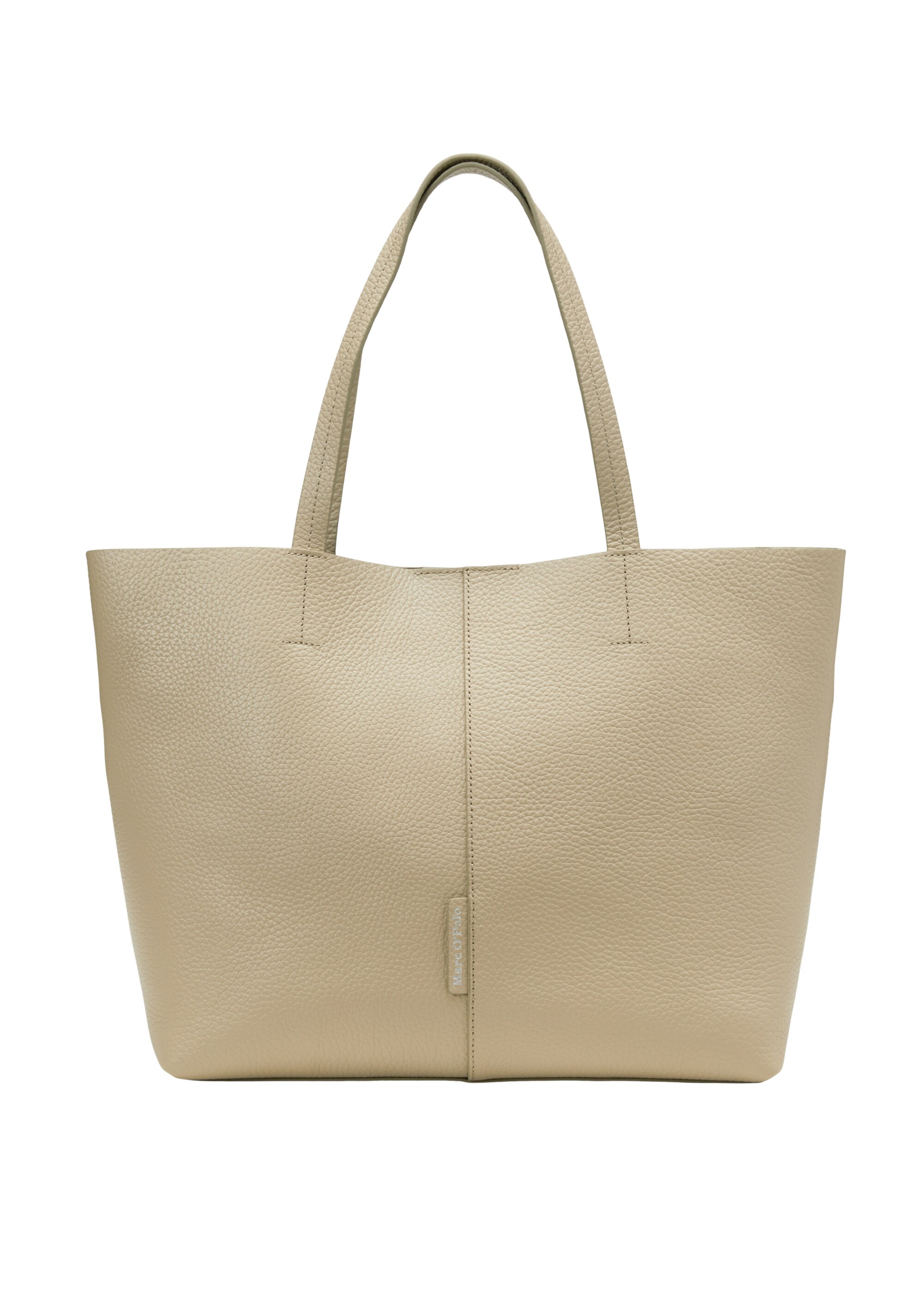 Shopper aus genarbtem Rindleder