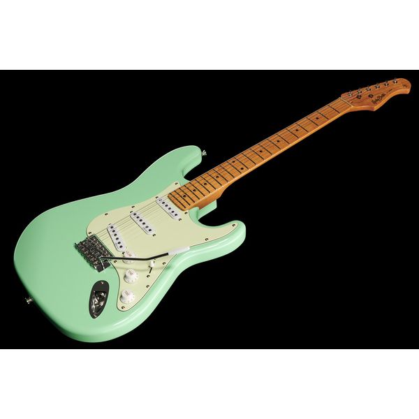 Harley Benton ST-62CC MN Seafoam Gree Bundle