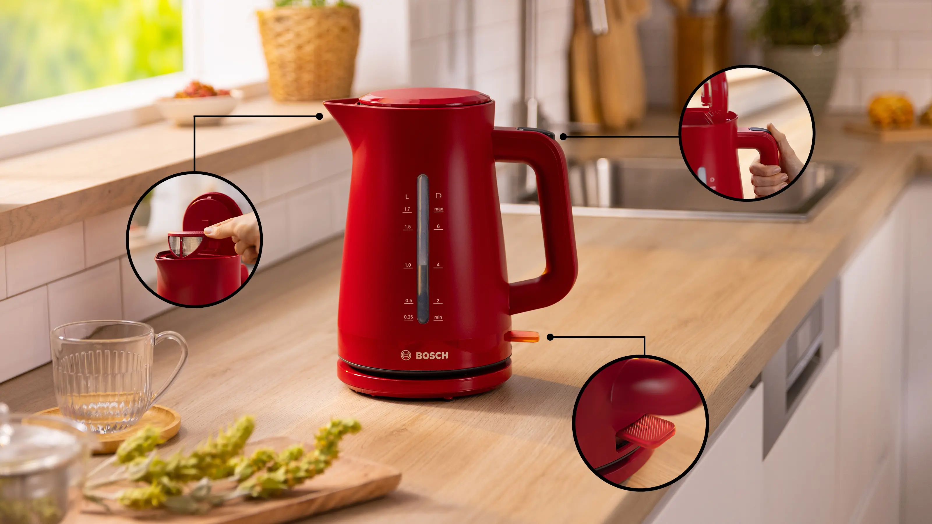 Waterkoker MyMoment Rood TWK3M124