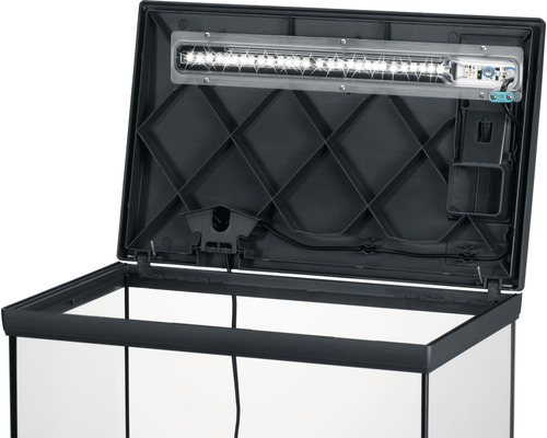 EHEIM aquaclass 30 aquarium inclusief verlichting, verwarming, filter, thermometer, 41,5 x 25,5 x 28 cm, antraciet