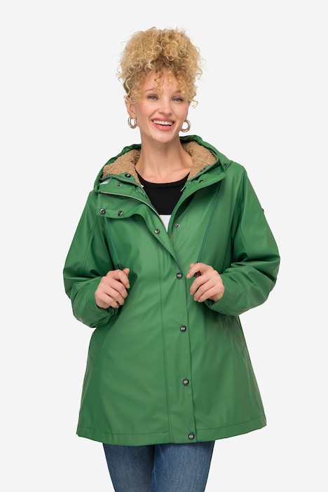 3-in-1-Funktions-Jacke, Kapuze, auszippbare Teddyfleece-Innenjacke