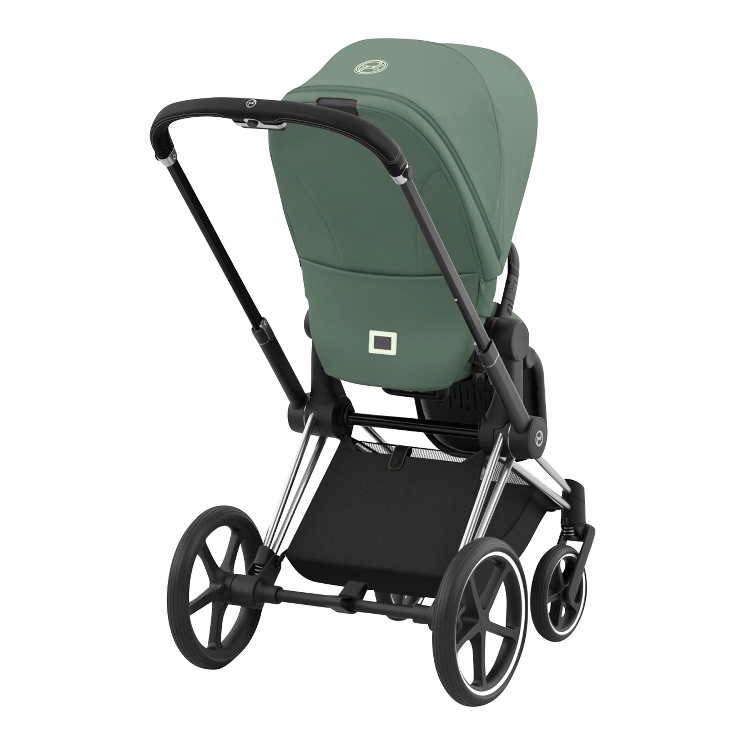 Cybex - PLATINUM Kombikinderwagen PRIAM Comfort Bundle chrome black / leaf green
