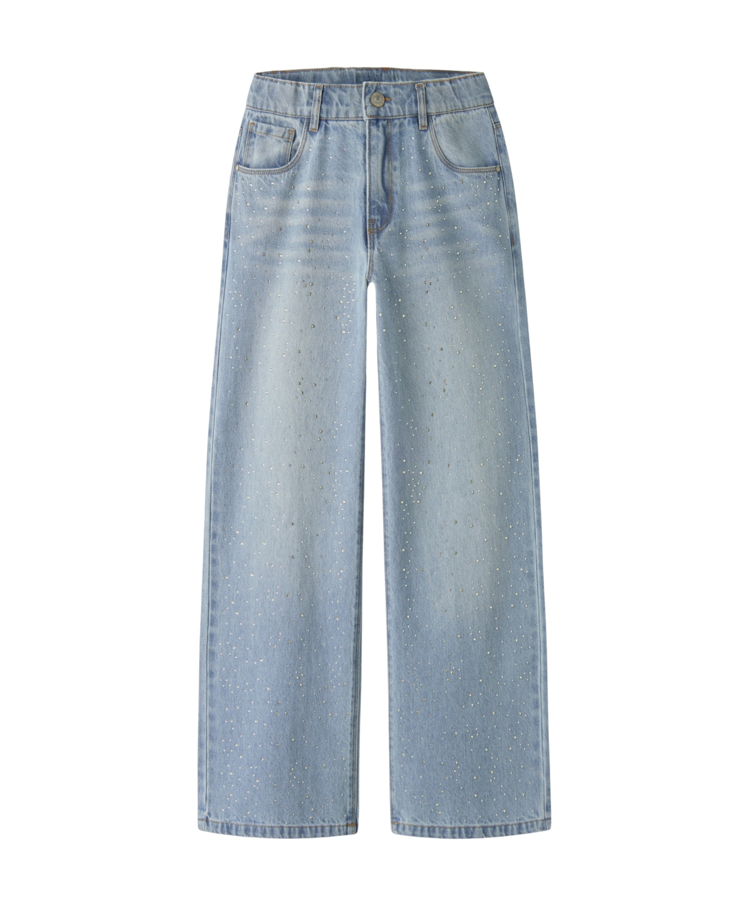 Name it NKFBELLA WIDE RHINE JEANS 6608-IM meisjes jeans blauw