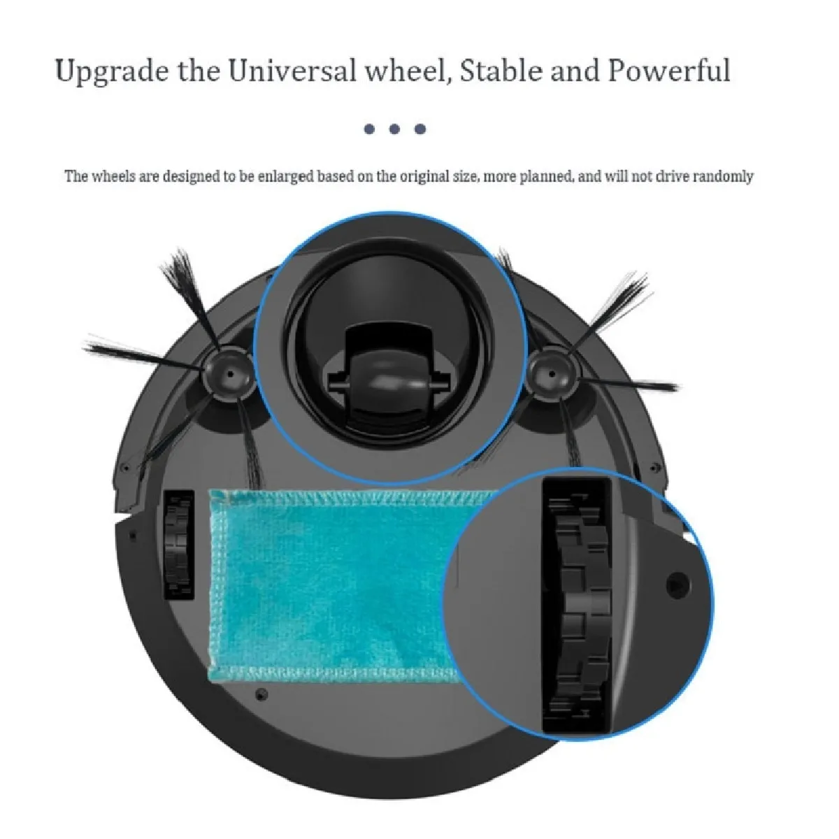Universal Robot Aspirateur Intelligent Téléplan Machines d'étage sans fil Nettoyage des appareils ménagers Aspirateur de balayage pour les aspirateurs domestiques