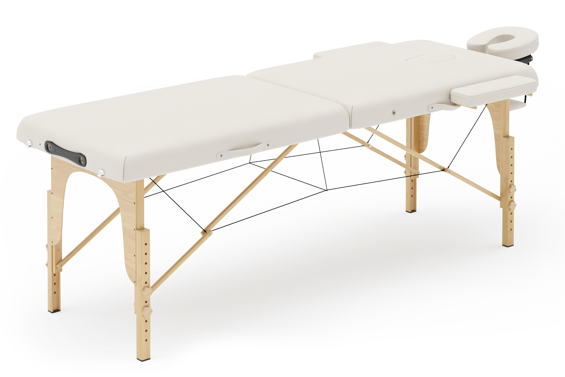 Massageliege BASIC 2-Zonen weiss