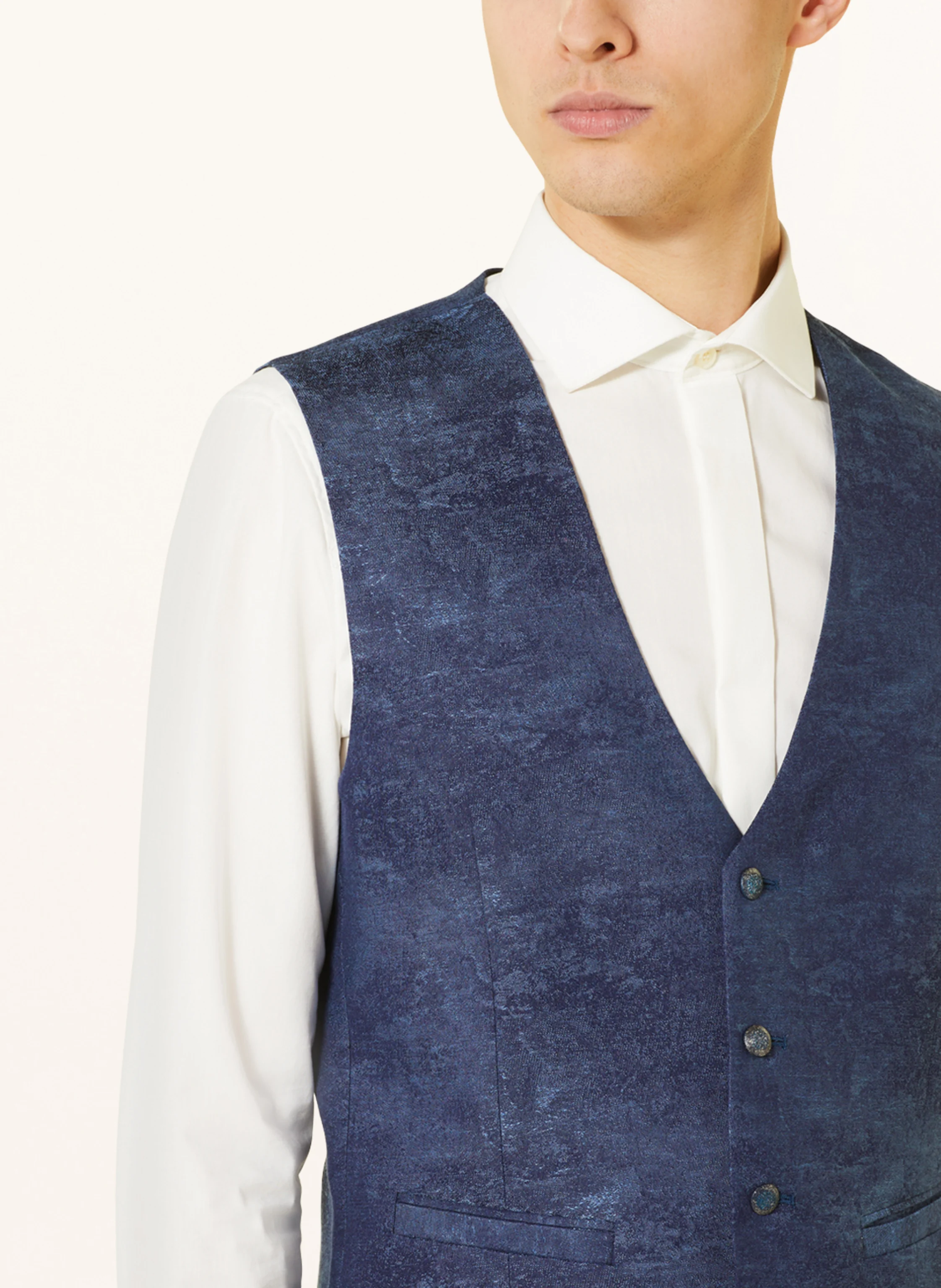 WILVORST Anzugweste Extra Slim Fit