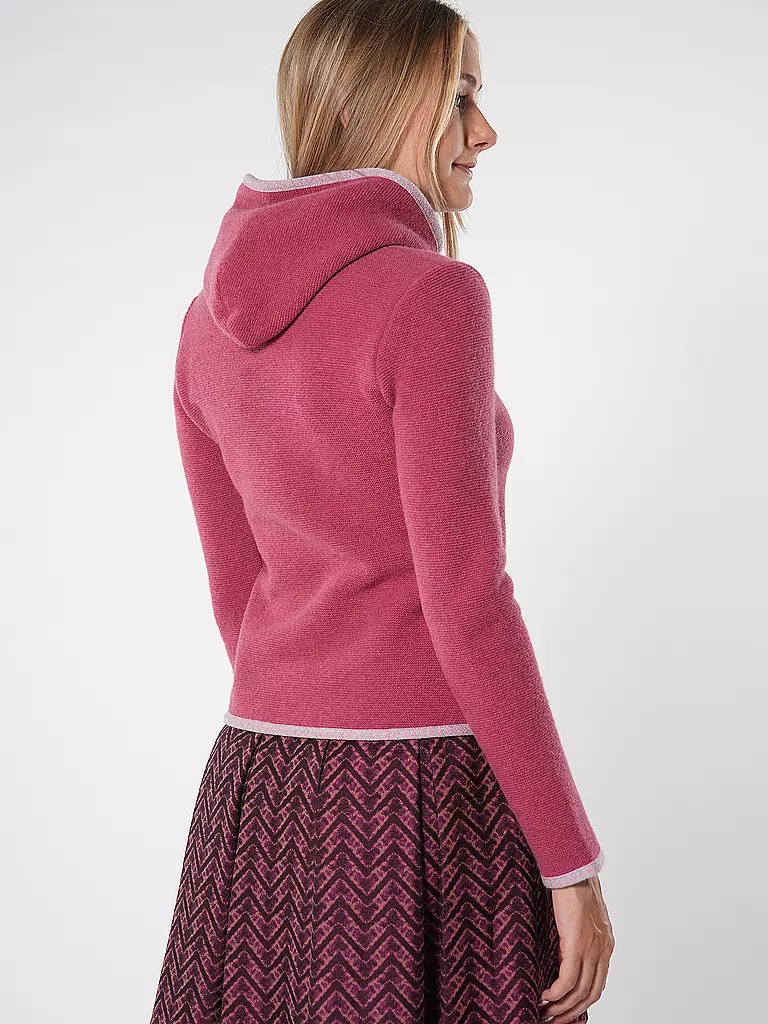 STAPF Trachtenstrickjacke MALWINE rot