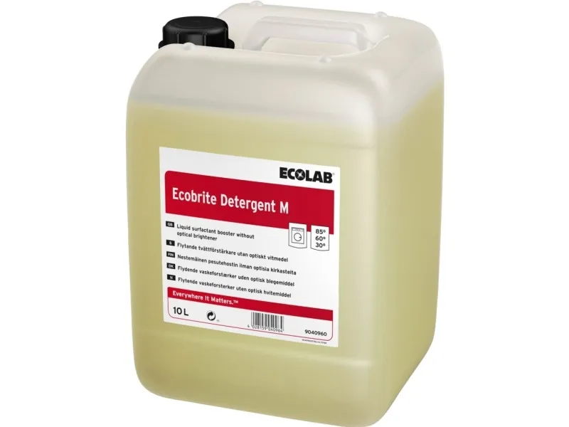 Tøjvask Flydende Ecobrite Detergent M uden Parfume/Optisk hvid 10 ltr,10 ltr/dnk