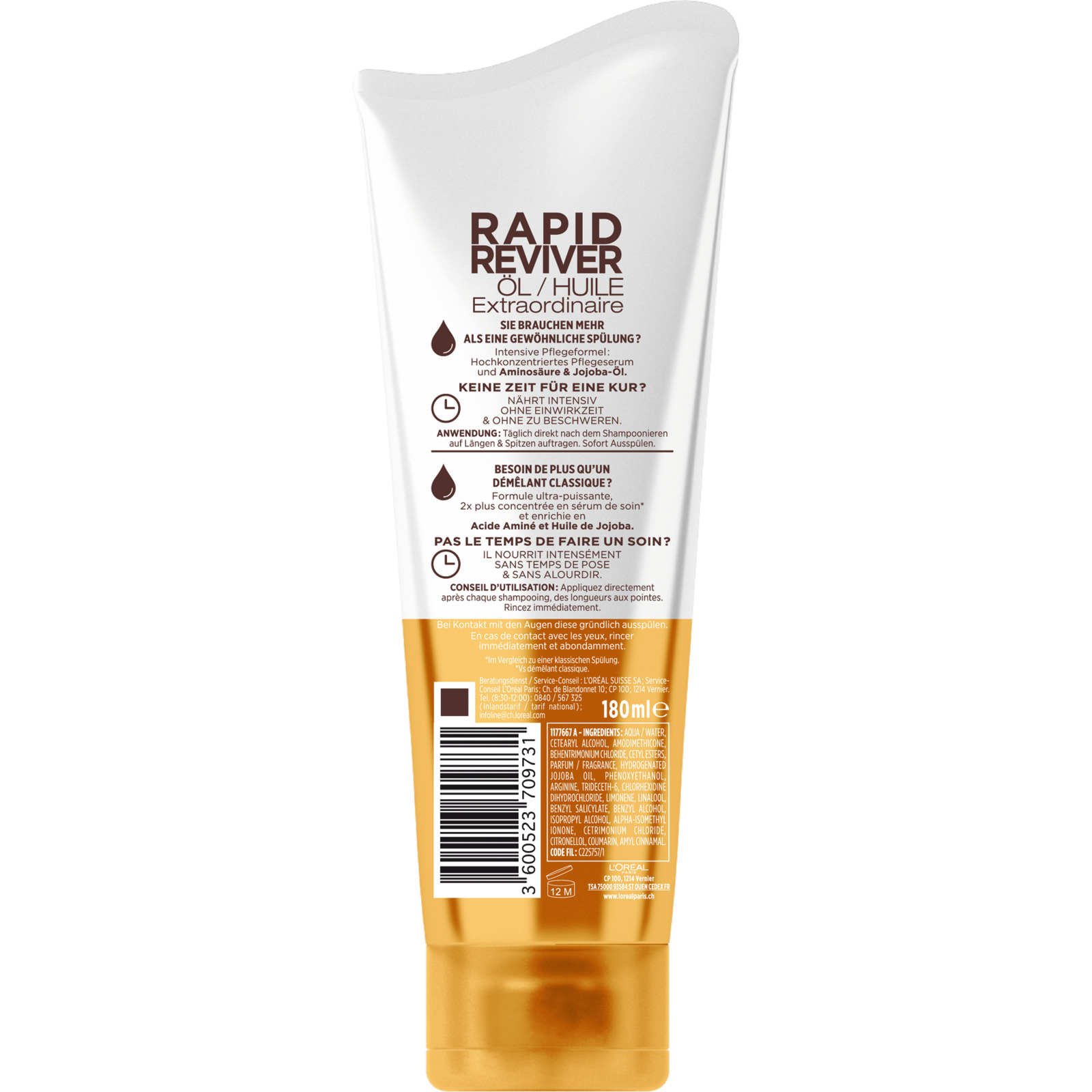 Elsève Rapid Reviver Öl Extraordinaire Intensivspülung 180 ml