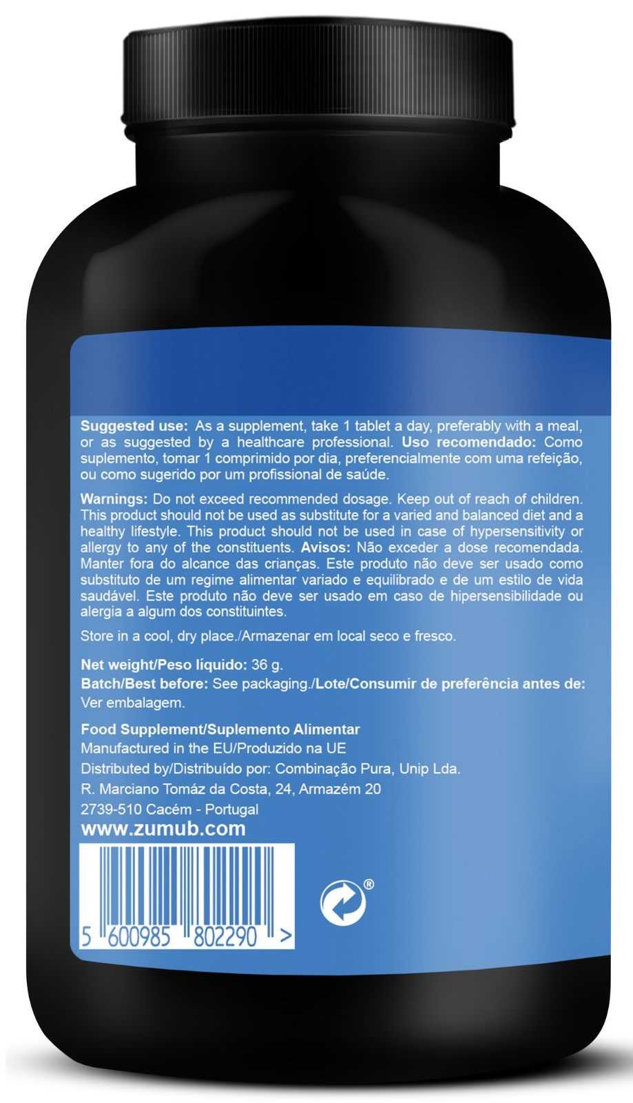 Zumub Complexo de Vitamina B 90 comprimidos