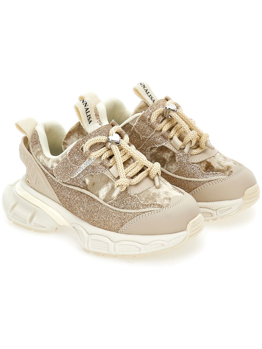 Monnalisa Chunky Glitter Shoes