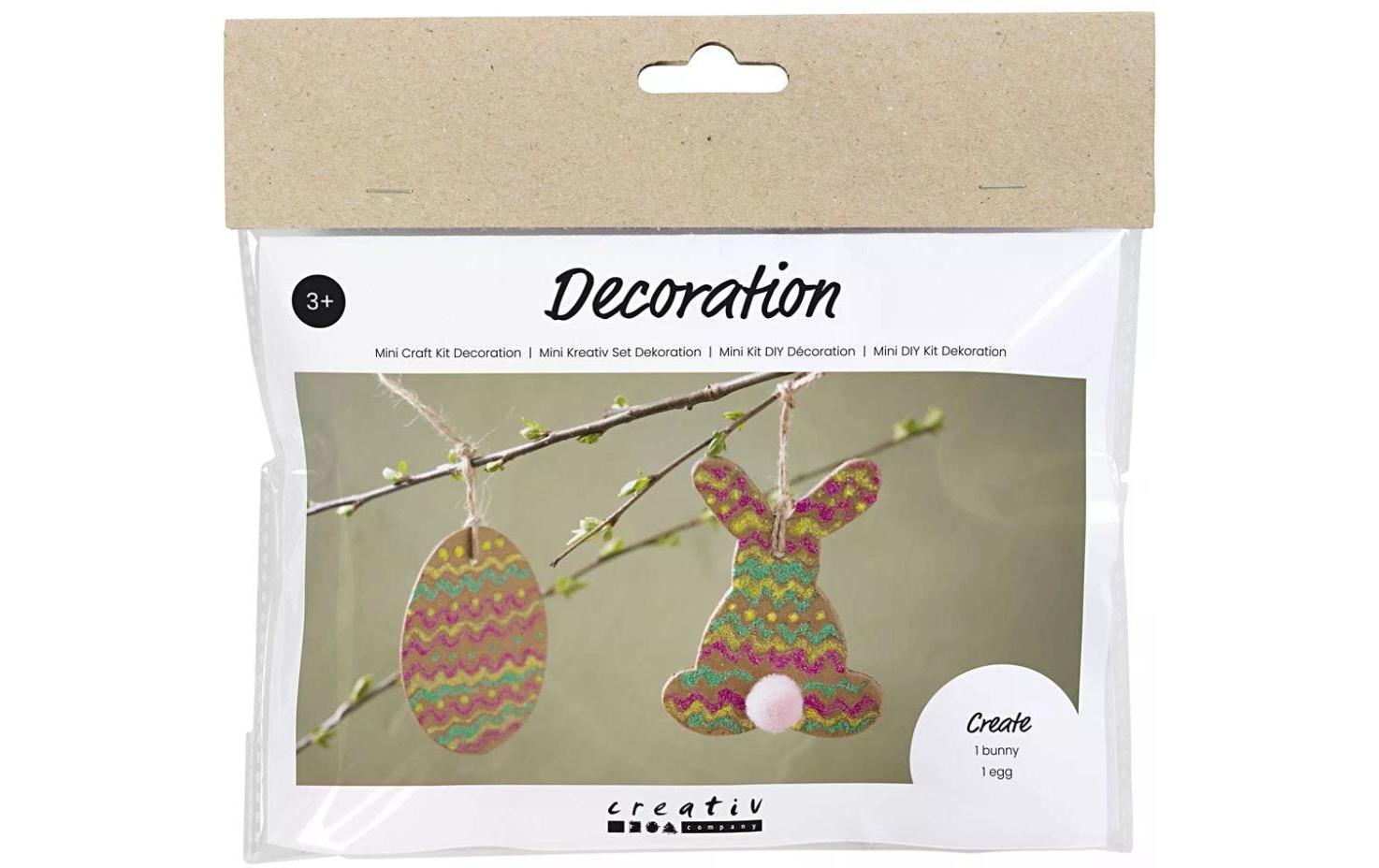 Bastelset Ei und Hase 1 Stück, MehrfarbigMini Kreativ Set für Kinder