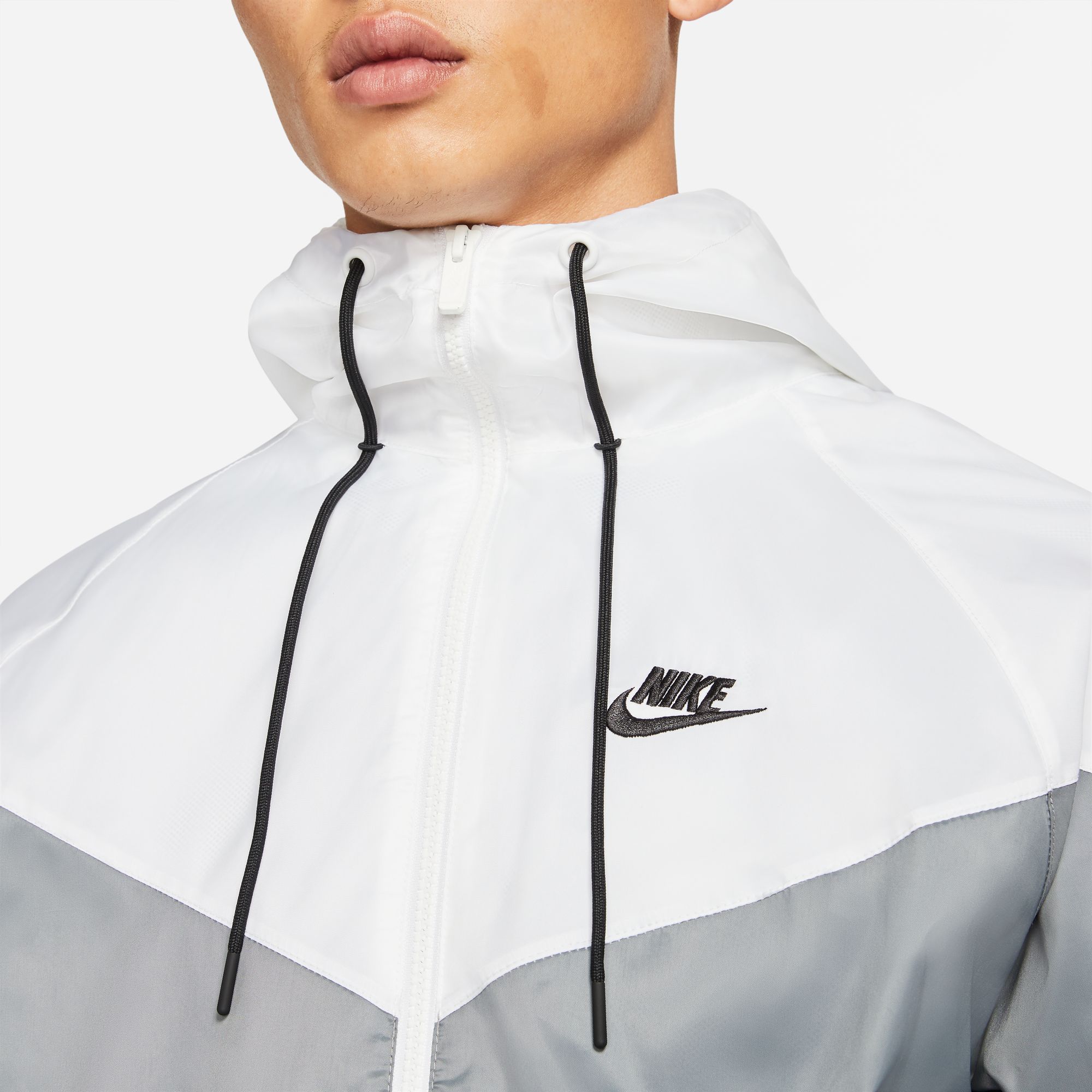 Sportswear Windrunner Hooded Jacket Herre 084/Smoke Grey/White/Smoke Grey/Black